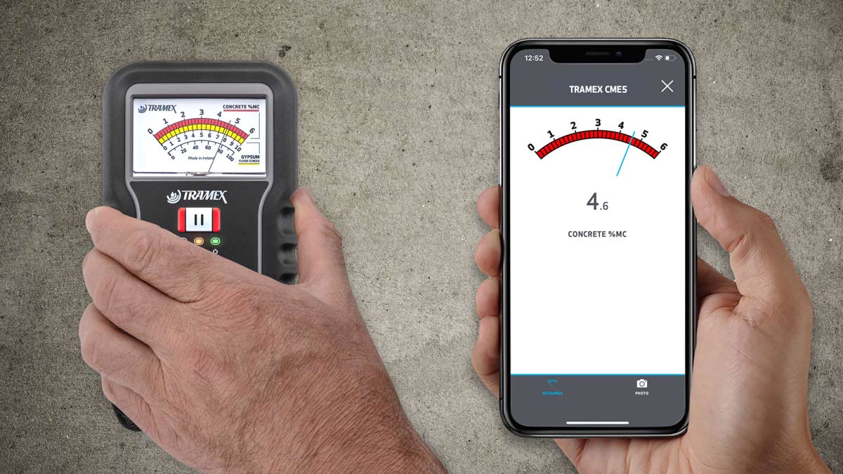 Tramex CME5 with Tramex Meters App