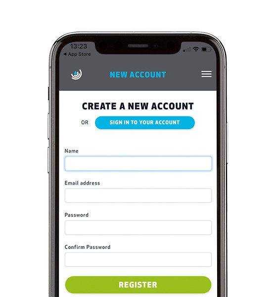 Create Account Screenshot