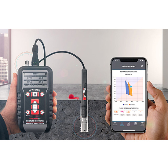 In-situ Relative Humidity test in concrete