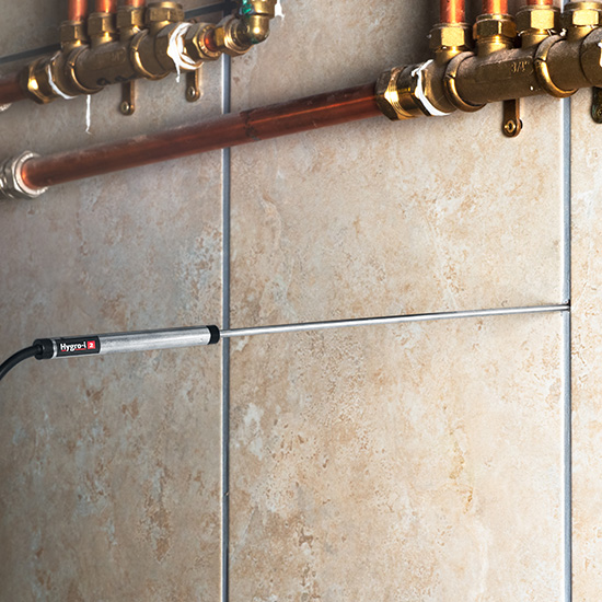 Tramex narrow Relative humidity probe in between tiles