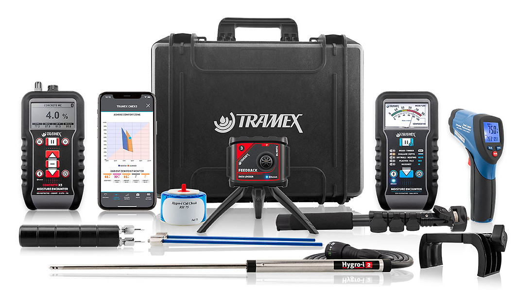 Tramex Water Damage Restoration Inspector Kit