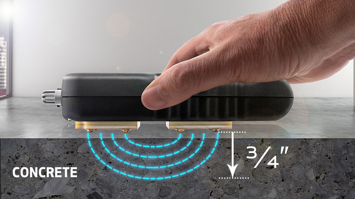 Do moisture meters work on concrete?