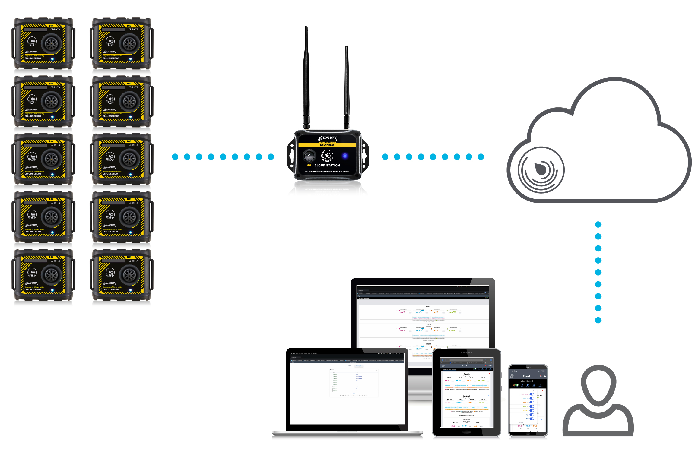 Tramex Remote Environmental Monitoring System how it works